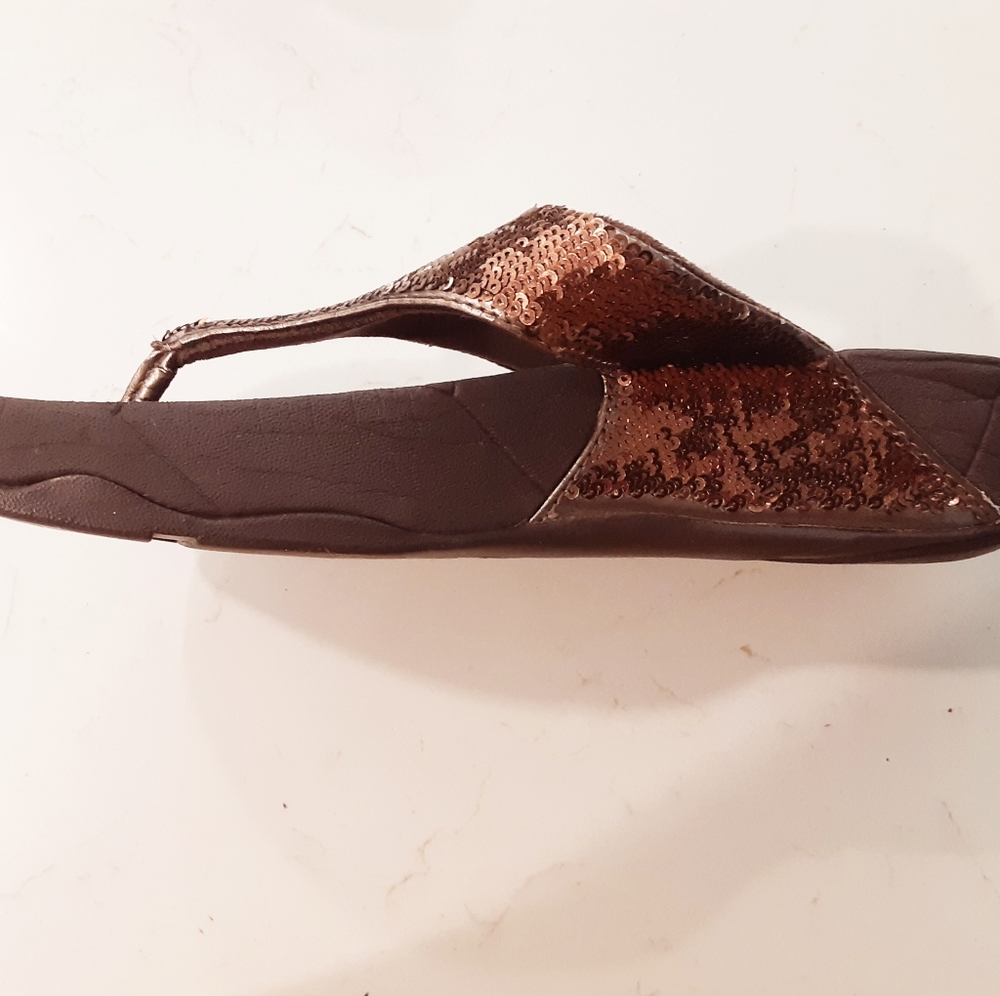 Sequin Flip Flops - image 3